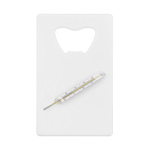 Kwikthermometer Creditkaart Flessenopener