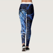 kwinkvis blauw patroon leggings (Achterkant)