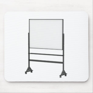 Kwitbord van de mobiele school op wielen muismat