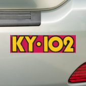 KY102 Old School Bumpersticker-70's 80's Bumpersticker (Op auto)