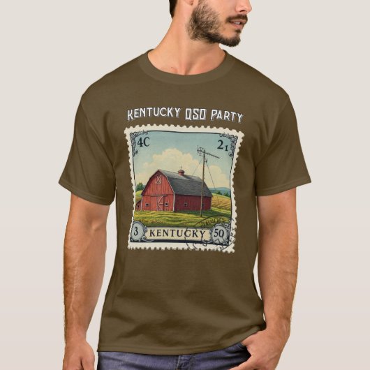KY4KY B.A.R.S Kentucky QSO Party T-shirt (Voorkant)