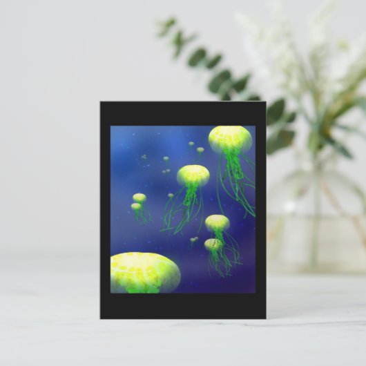 KY zetten Briefkaart op gelei (Staand voorkant)