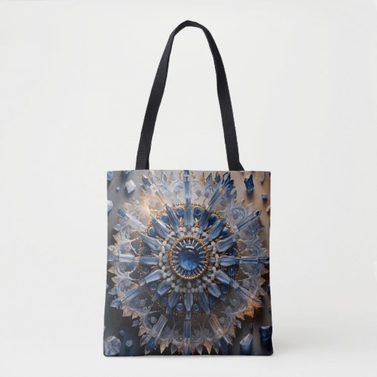 Kyaniet Mandala Boodschappentas Tote Bag (Voorkant)