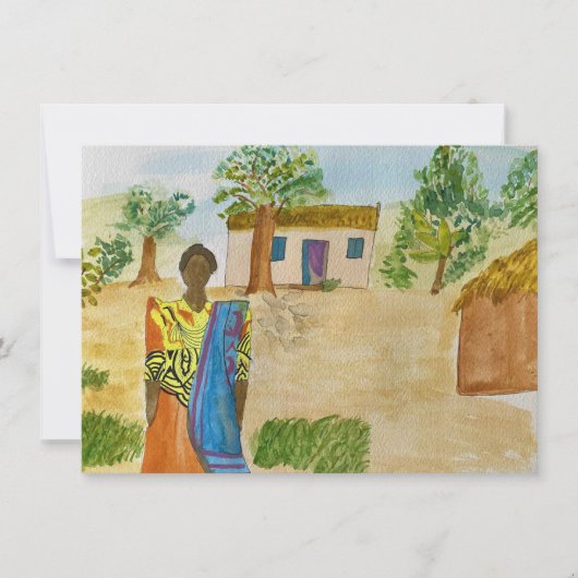 "Kyeeya Woman" Notecard Notitiekaartje (Voorkant)