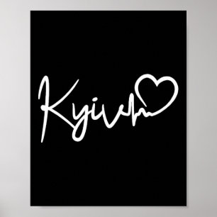 Kyiv Hartslag Stad Kiev Oekraine  Poster