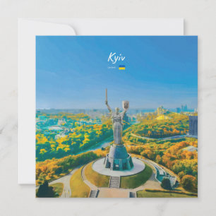 Kyiv, Oekraïne - Moeder Oekraïne Monument Kaart