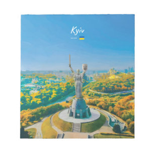 Kyiv, Oekraïne - Moeder Oekraïne Monument Notitieblok