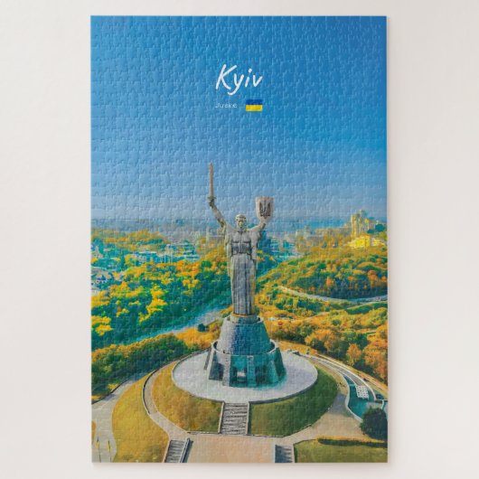 Kyiv, Oekraïne - Monument Moeder Oekraïne Legpuzzel (Verticaal)
