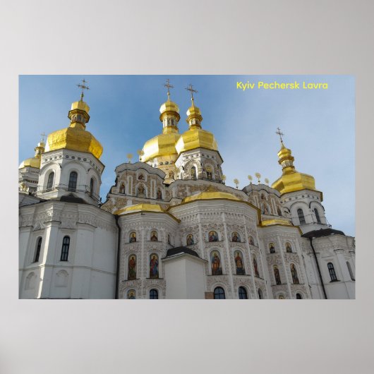 Kyiv Pechersk Lavra, Kerk / Klooster Poster (Voorkant)