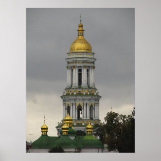 Kyiv-Pechersk-lavra, Kerk, Toren Poster