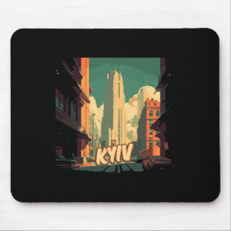 Kyiv Retro Oekraïne Vintage Kyivan Reizen Reizen Muismat