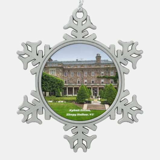 Kykuit Estate Snowflake Ornament (Voorkant)