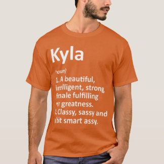 KYLA Definition Personalized Name Funny Christmas  T-shirt