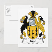 Kyle Family Crest Briefkaart (Voorkant / Achterkant)