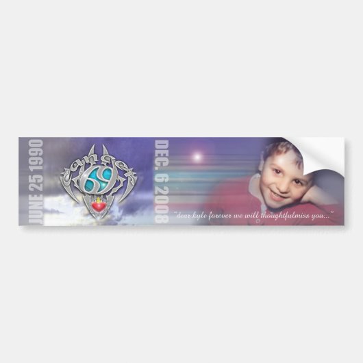 kyle horoscope bumpersticker (Voorkant)