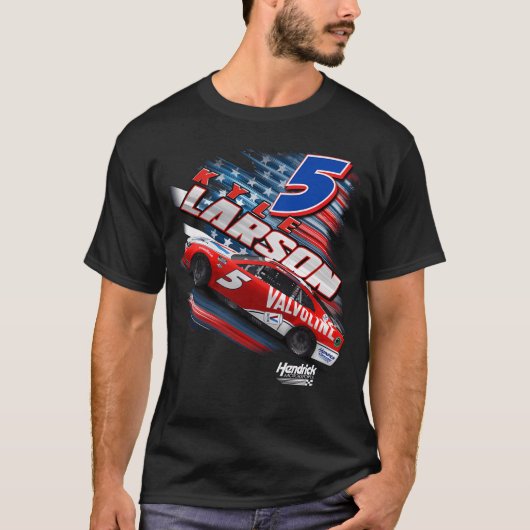 Kyle Larson 5 Valvoline T-shirt (Voorkant)