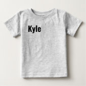 Kyle Mannen naam, (Voorkant)