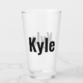 Kyle Mannen naam, Glas (Achterkant)