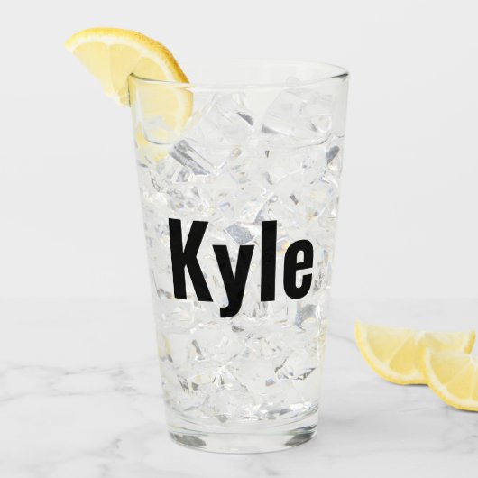 Kyle Mannen naam, Glas (Voorkant ijs)