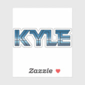 Kyle Texas Retro Sticker (Vel)