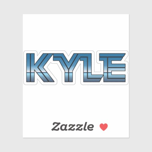 Kyle Texas Retro Sticker (Vel)