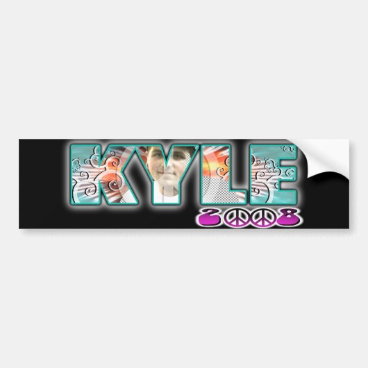 KYLE WILDSTYLE BUMPERSTICKER (Voorkant)