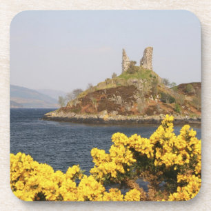 Kyleakin, Schotland. De oude ruïnes van 2 Bier Onderzetter