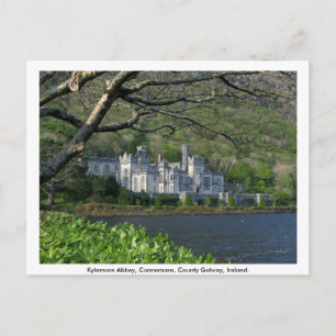 Kylemore Abbey, Connemara, Co. Galway Briefkaart