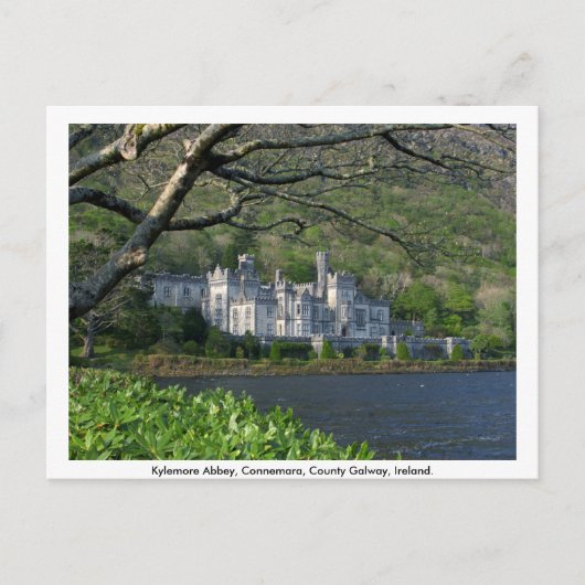 Kylemore Abbey, Connemara, Co. Galway Briefkaart (Voorkant)