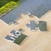 Kylemore Abbey Connemara Galway Ierland. Jigzaag P Legpuzzel (Zijkant)