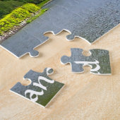 Kylemore Abbey Connemara Galway Ierland. Jigzaag P Legpuzzel (Zijkant)