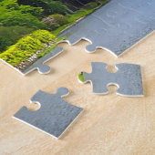 Kylemore Abbey Connemara Galway Ierland. Jigzaag P Legpuzzel (Zijkant)