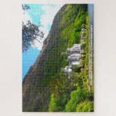 Kylemore Abbey Connemara Galway Ierland. Jigzaag P Legpuzzel (Verticaal)