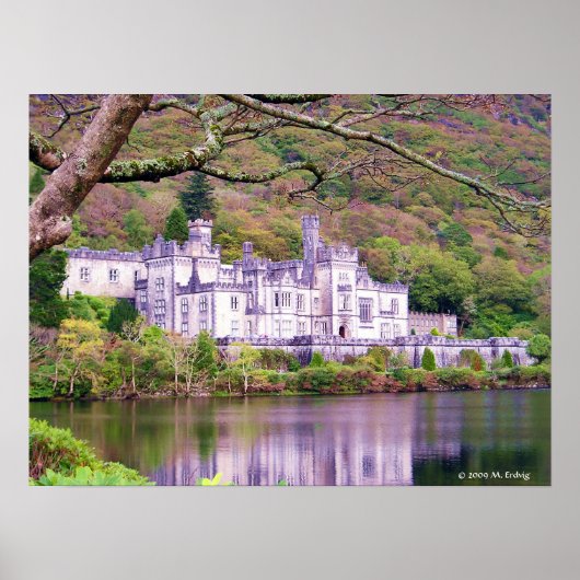 Kylemore Abbey Connemara Print (Voorkant)