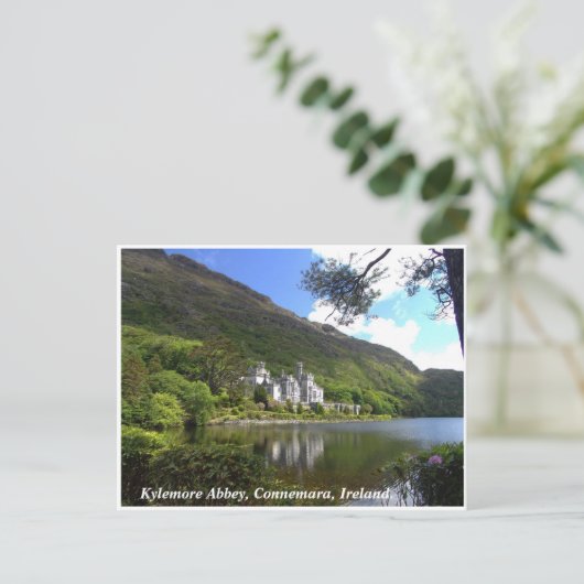 Kylemore Abbey, Connemara scenery Co. Galway Briefkaart (Staand voorkant)