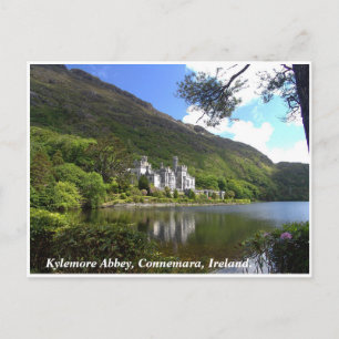 Kylemore Abbey, Connemara scenery Co. Galway Briefkaart