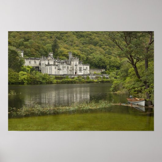 Kylemore Abbey, County Galway, Ierland, Poster (Voorkant)