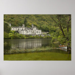 Kylemore Abbey, County Galway, Ierland, Poster