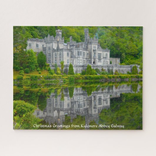 Kylemore Abbey Galway Ierland Jigzaag Puzzle Legpuzzel (Horizontaal)
