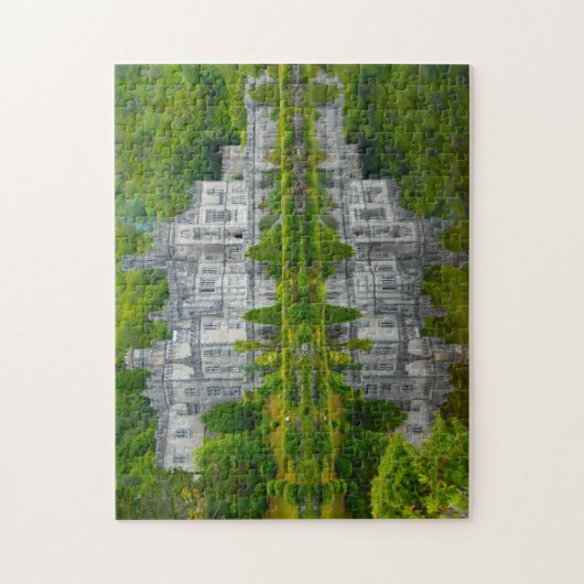 Kylemore Abbey Galway Ierland Legpuzzel (Verticaal)