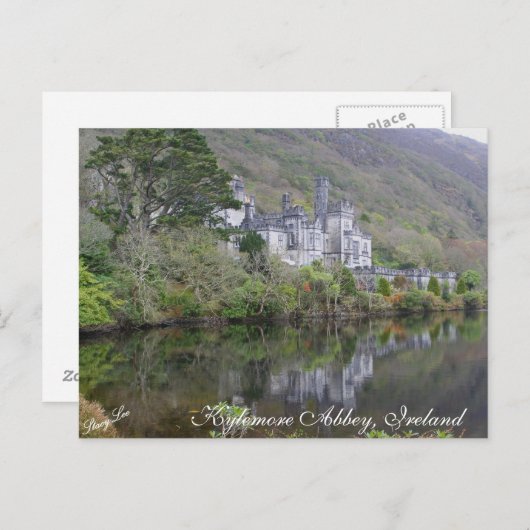 Kylemore Abbey, Ierland Briefkaart (Voorkant / Achterkant)