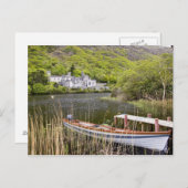 Kylemore Abbey, Ierland. Kylemore Abbey Briefkaart (Voorkant / Achterkant)