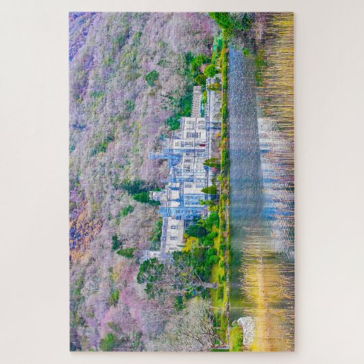 Kylemore Abbey Ierland. Legpuzzel (Verticaal)