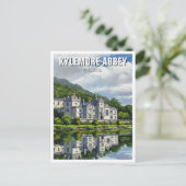 Kylemore Abbey Ierland Reizen Briefkaart (Staand voorkant)