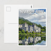 Kylemore Abbey Ierland Reizen Briefkaart (Voorkant / Achterkant)