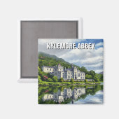 Kylemore Abbey Ierland Reizen Magneet (Voorkant / Achterkant)