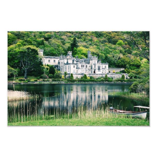 Kylemore Abbey İierland Foto Afdruk (Voorkant)
