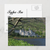 Kylemore Abbey in Connemara Ierland Briefkaart (Voorkant / Achterkant)