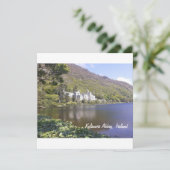Kylemore Abbey Ireland Feestdagenkaart (Staand voorkant)