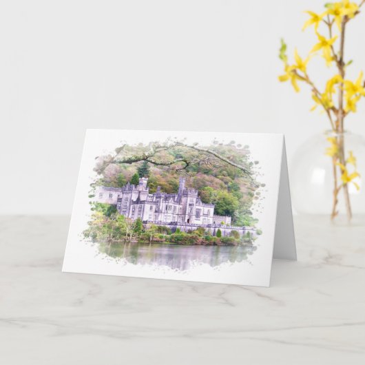 Kylemore Abbey Kaart (Gele Bloem)